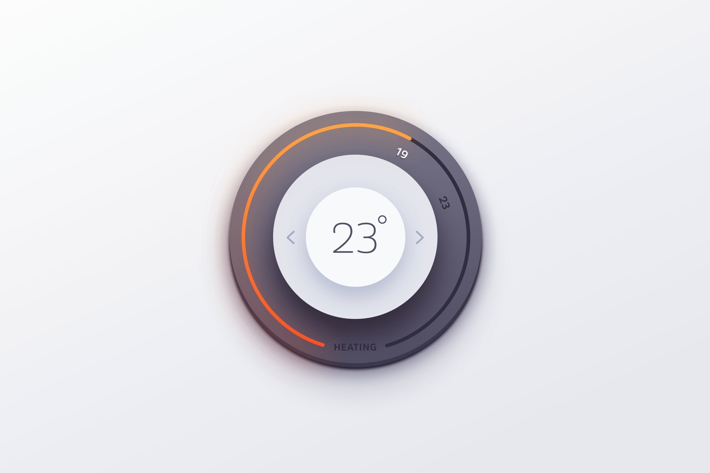 Thermostat Knob UI Pixroad