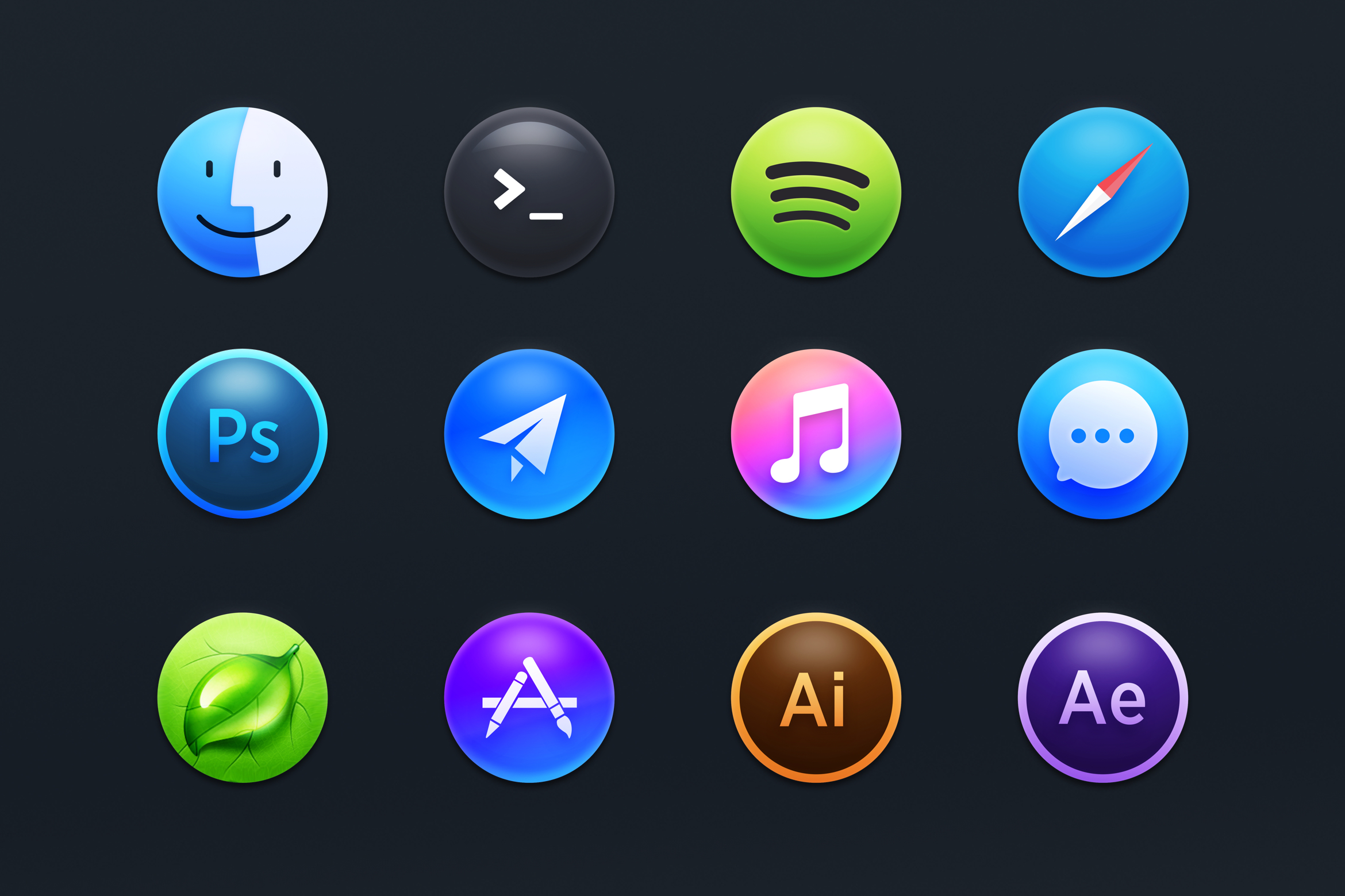 make one icon large on mac desktop