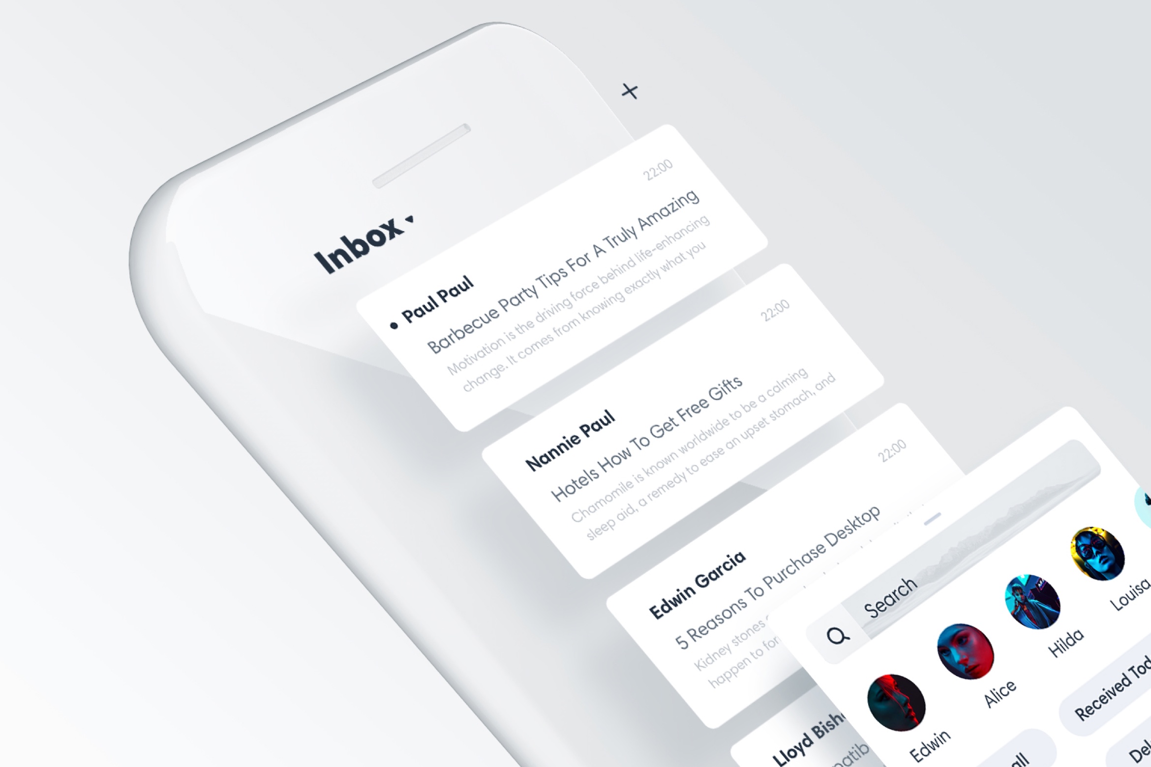 Download iPhone White Mockup With Layers - Pixroad